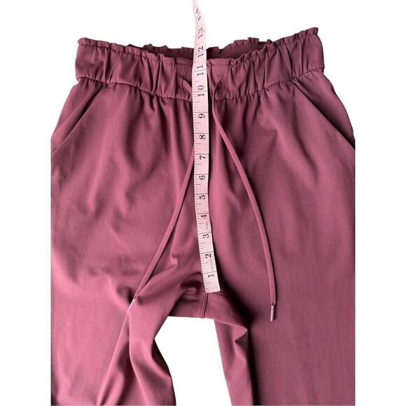 Lululemon Stretch High-Rise Pant 7/8 Length Red Merlot Size 4 - Picture 8 of 11